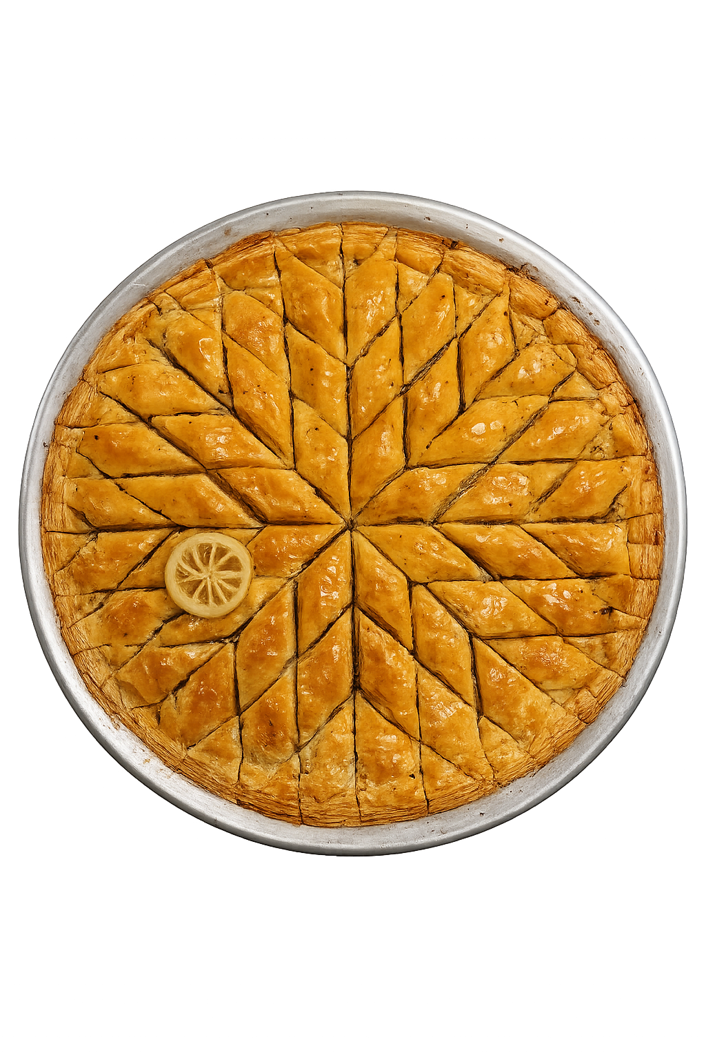 Classic Walnut Baklava (15” Tray – 48 Pieces)